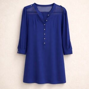 BEBE ROYAL BLUE TUNIC DRESS